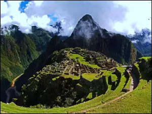 Machu, Chmury, Picchu, Góry
