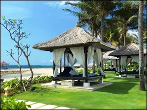 Hotel, Indonezja, Morze, Bali