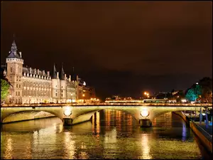 Paryż, Francja, Sekwana, Most