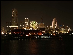 Nocą, Miasto, Yokohama