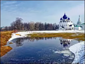 Cerkiew, Pejzaż, Zimowy