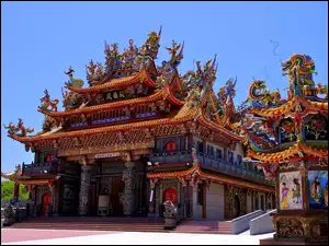Świątynia, Kolorowa, Buddyjska