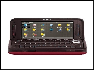 Nokia E90, Menu, Czarna, Czerwona