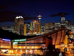 Drapacze Chmur, Nocą, Stadion, Calgary