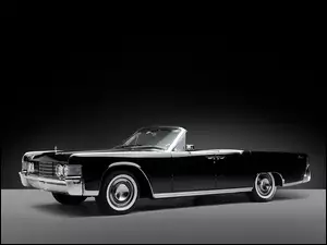 Zabytkowe, Czarno-białe, Lincoln 1965, Cadilac