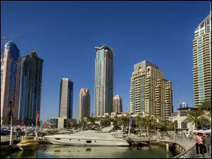 Dubaj, Hotel, Miasto, Jachty, Marzeń, Marina