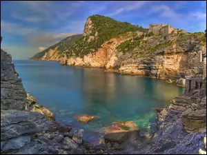 Wybrzeże, Morze, Grotta Di Byron, Skały, Porto Venere