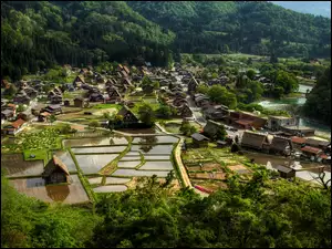Japonia, Wieś, Ogimachi