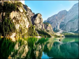 Jezioro, Góry, Dolomity