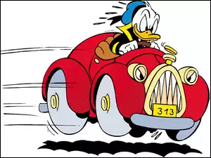 samochód, Kaczor Donald
