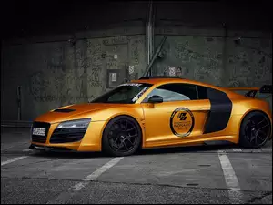 Audi R8, Samochód, Pomarańczowy