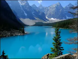 Jezioro, Kanada, Góry, Lasy