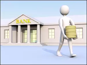 3D, Bank, Pieniądze