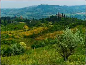 Łąki, Włochy, Wzgórza