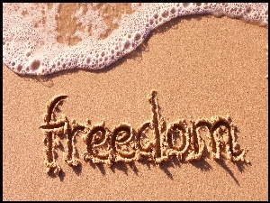 Freedom, Plaża, Woda, Morze