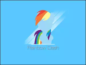 Rainbow Dash, Napis