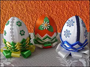 Kolorowe Jajka, Wielkanoc, Ozdobne