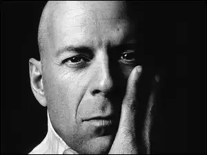 ręka, Bruce Willis, głowa