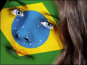 Kobieta, Świata, Brazylijska, 2014, Flaga, Mistrzostwa
