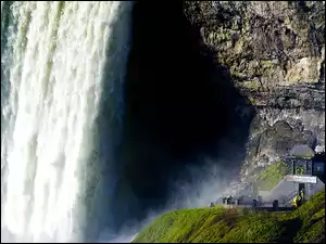 Wodospad, Budynek, Niagara, Skała