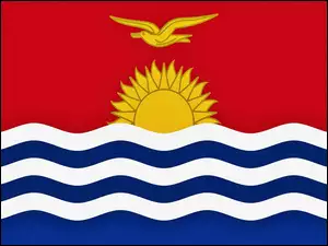 Państwo, Ocean, Flaga, Spokojny, Kiribati, Wyspiarskie