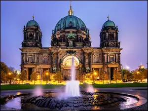 Katedra, Niemcy, Fontanna, Berlin
