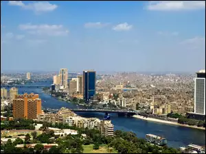 Egipt, Rzeka, Kair, Miasto