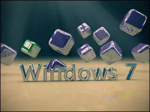 Sześciany, Windows 7, 3D