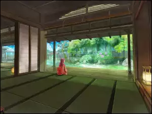 Dom, Kimono, Japonia, Dziewczynka