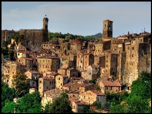 Miasto, Włochy, Sorano