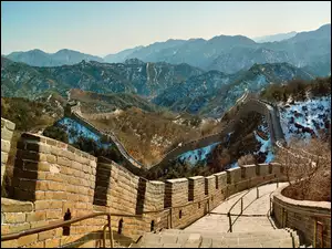 Chiny, Wielki Mur Chiński, Góry