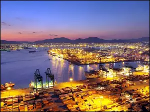 Port, Korea Południowa, Busan