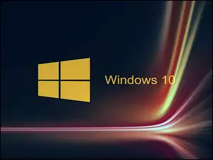 System, Logo, Operacyjny, Windows 10