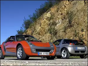 Smart Roadster, Pomarańczowy i Srebrny