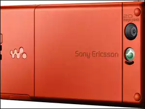 Czerwony, Sony Ericsson W880i, Tył