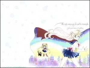 kobiety, Sailor Moon, miasto