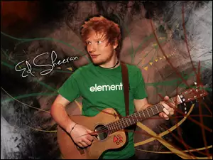 Ed Sheeran, Edward Christopher Sheeran, Piosenkarz, Gitara