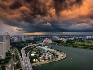 Singapur, Rzeka, Most, Azja