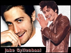 Jake Gyllenhaal, brązowa kurtka