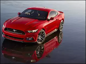 Mustang, Czerwony, Ford