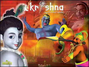 postacie, Krishna, bajka