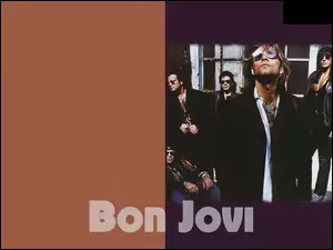 okulary, Bon Jovi, cały zespól