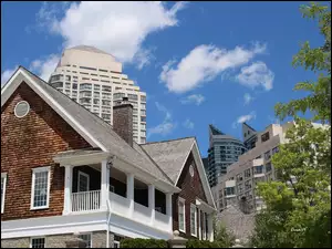 Architektura, Domy, Osiedle, Toronto