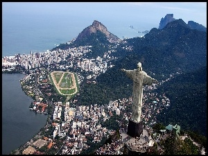 Wzgórza, Brazylia, Miasto, Rio de Janeiro, Statua Chrystusa Zbawiciela