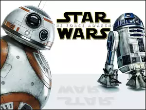 Przebudzenie, Mocy, Gwiezdne, BB-8, Film, R2-D2, Wojny, Roboty