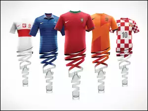 Euro 2012, Koszulki, Piłkarzy