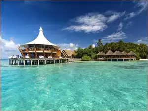Ocean, Malediwy, Hotel, Kurort
