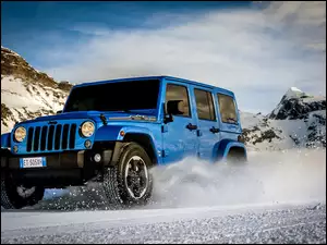 Jeep Wrangler, Zima, Góry, Szczyty
