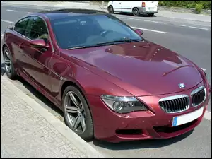 Bordowy, E65, Metalik, BMW 7