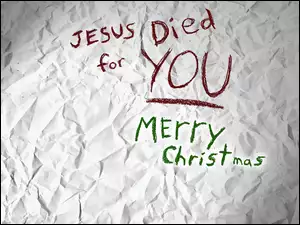 Boże Narodzenie, napis